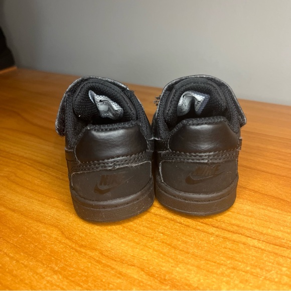 Toddler Nike Son of Force Low (TD) Black Strap Shoe / 615162 021 / Size 4c US - Picture 3 of 6